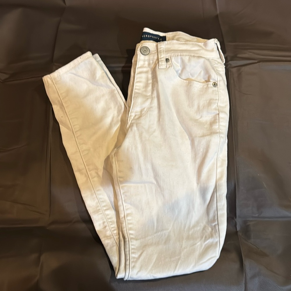 Aéropostale Women’s White Skinny Jeans